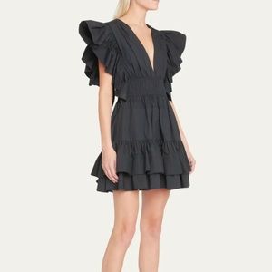 Flattering Ulla Johnson black dress